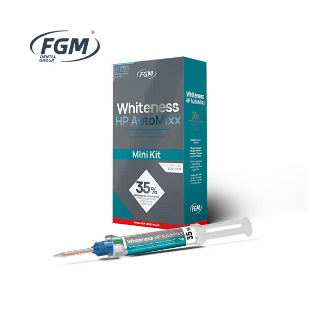 הלבנת שיניים-מרפאה 4גר' (1) FGM Whiteness HP AutoMixx 6%