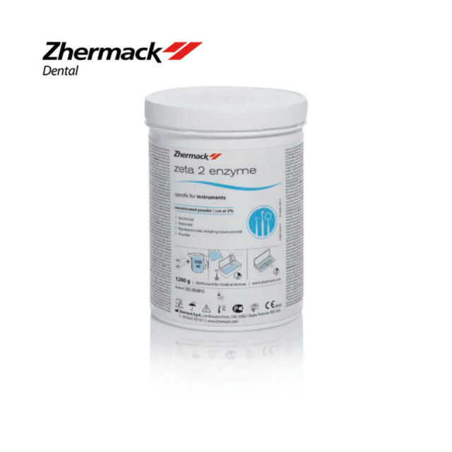 חיטוי כלים ומקדחים-אבקה 1.2ק"ג Zhermack Zeta 2 Enzyme