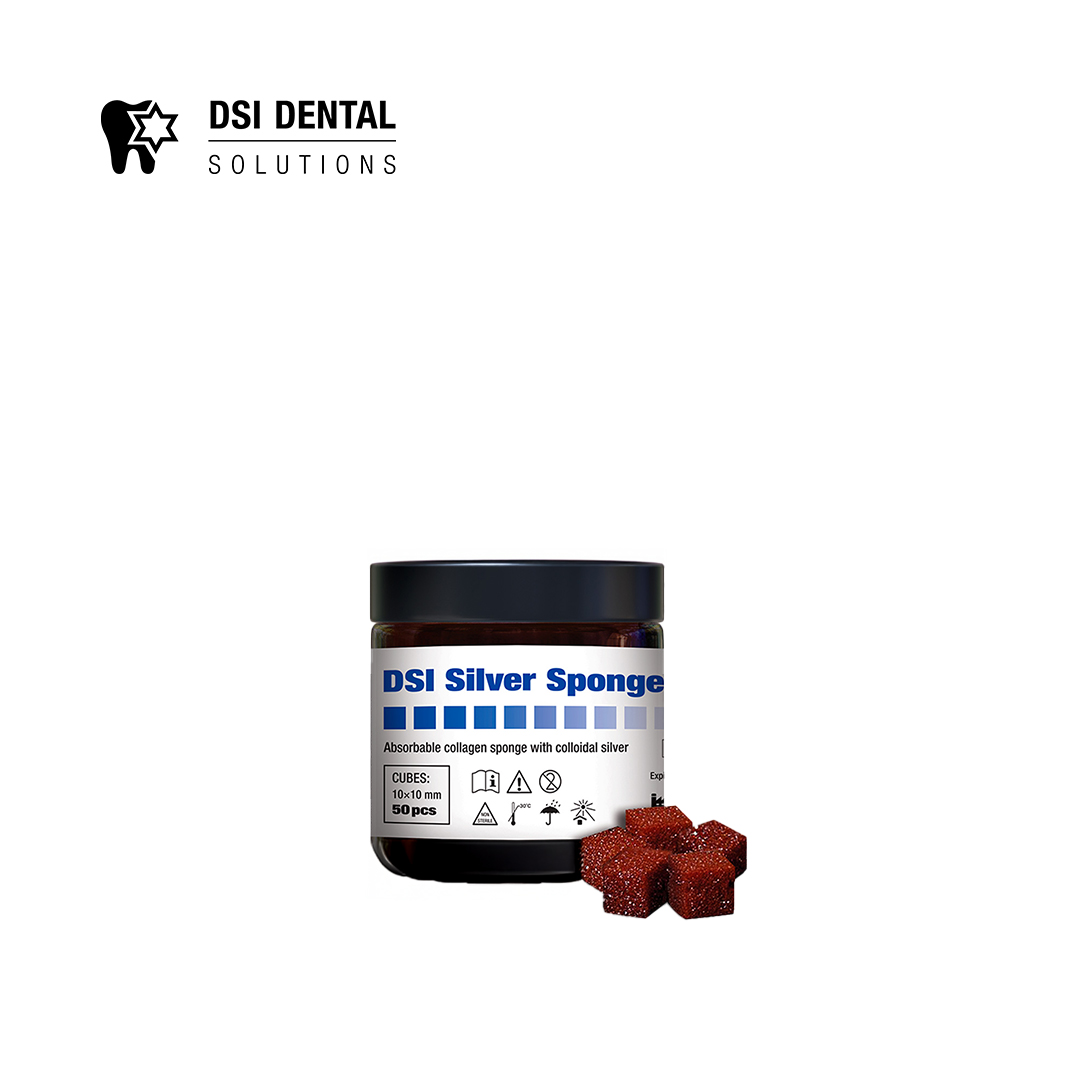 עצירת דימום-ספוגיות (50) DSI Silver Sponge