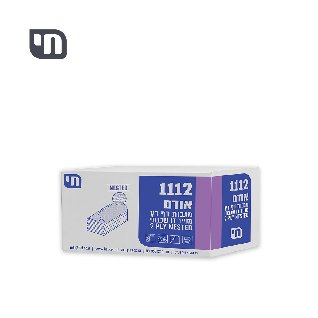 נייר ניגוב-צץ רץ לבן אודם (2500) חי