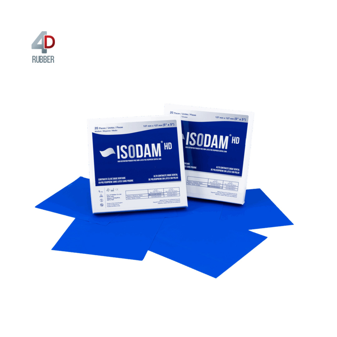 סכר גומי-כחול ללא לטקס (20) 4D ISODAM 6*6