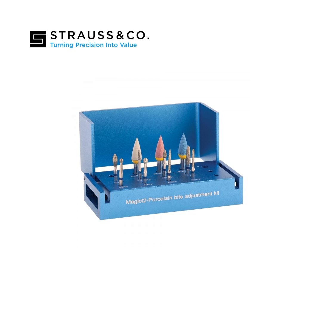 זירקוניה-יהלום וגומיות סט (11) Strauss MagicT2