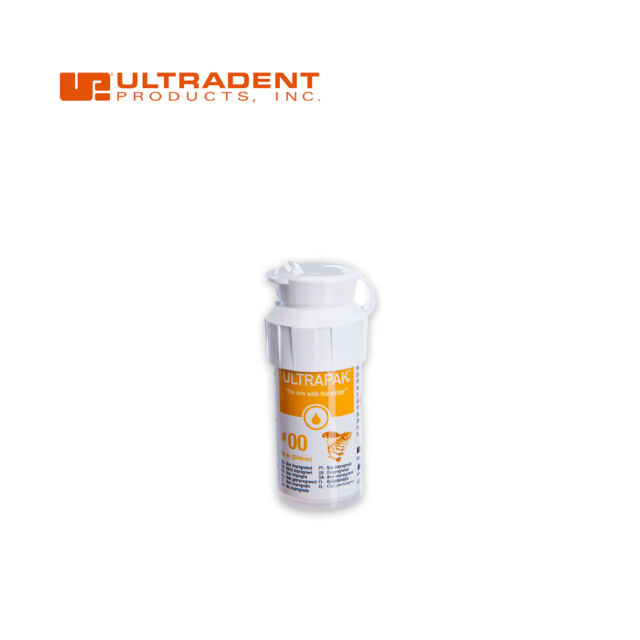 חוט רטרקציה מס' 00 צהוב UltraDent Ultrapak Cord