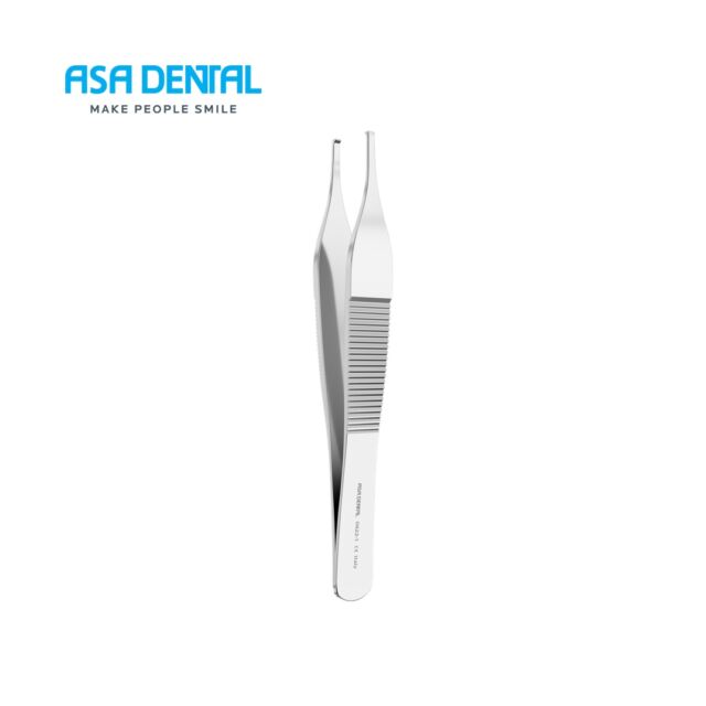 פינצטה כירורגית 12ס"מ Asa Dental Micro Adson 1x2 0622-1