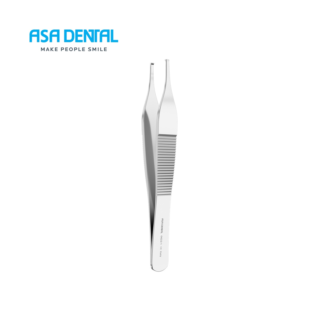 פינצטה כירורגית 12ס"מ Asa Dental Micro Adson 1x2 0622-1