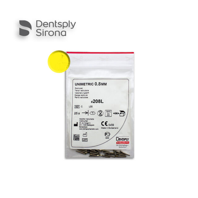 מבנים-יתדות (25) Dentsply Maillefer Unimetric 208L