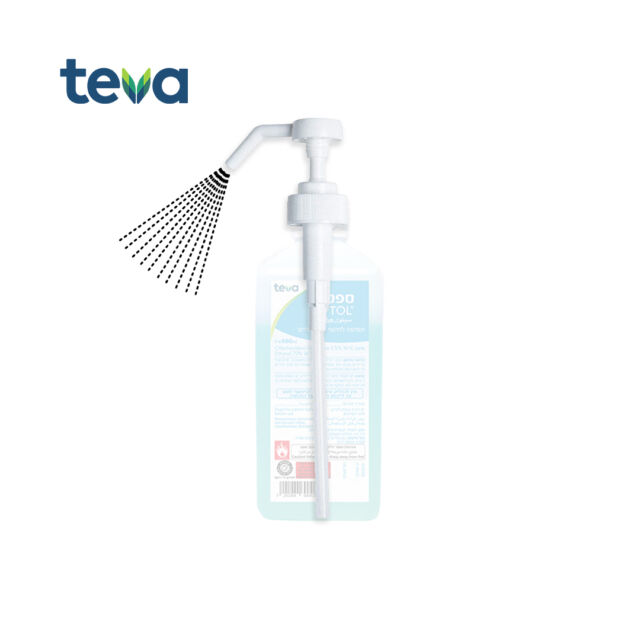 חיטוי ידיים-משאבת ספריי לספטול teva