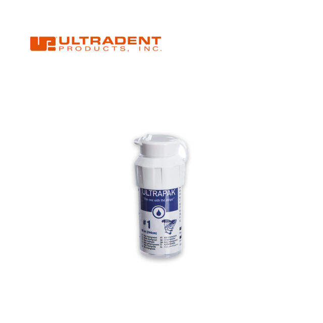 חוט רטרקציה מס' 1 כחול UltraDent Ultrapak Cord