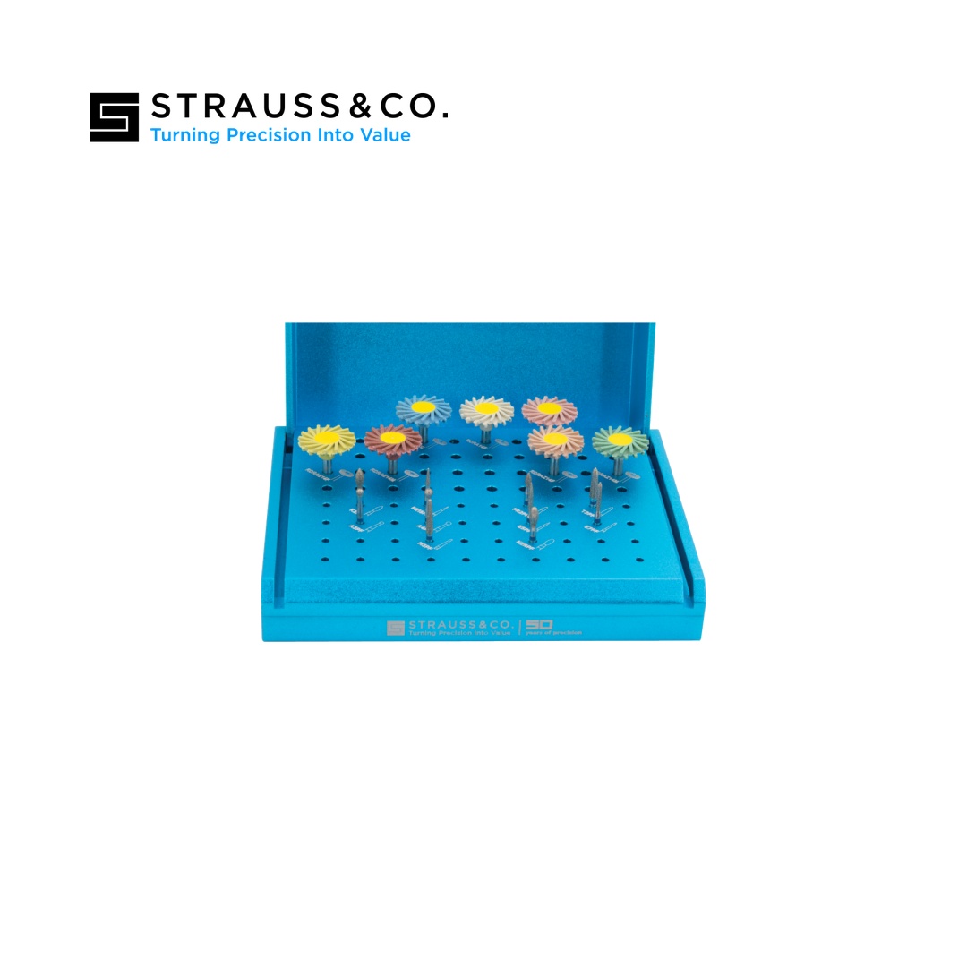 זירקוניה-יהלום וגומיות סט (18) Strauss MagicT Pro1