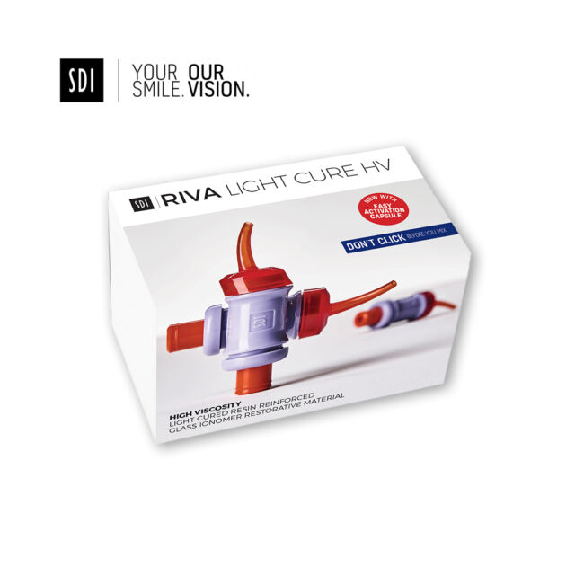 גלאס יונומר שחזורים-קפסולות (50) SDI Riva LC HV A2