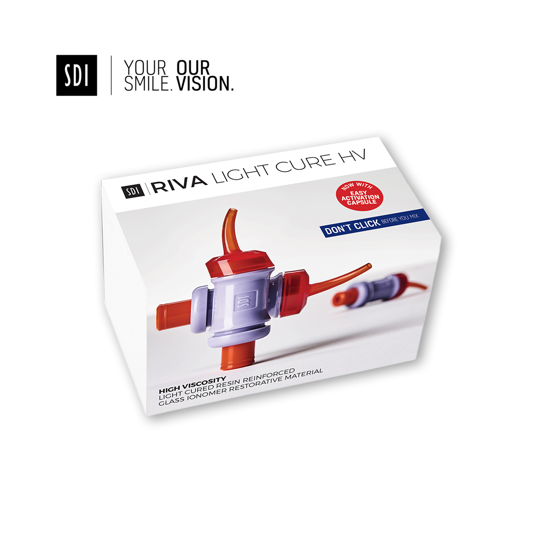 גלאס יונומר שחזורים-קפסולות (50) SDI Riva LC HV A2