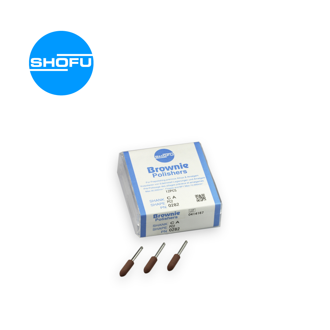 ליטוש אמלגם-גומי (12) Shofu Brownie L.S