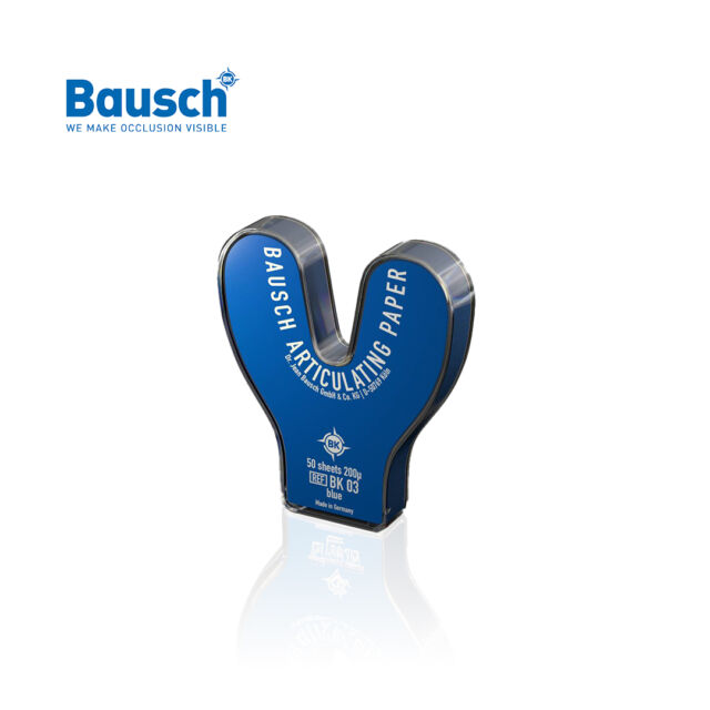 נייר ארטיקולציה-פרסה 200מיקרון (50) Bausch