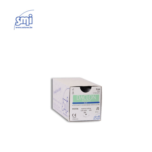חוט תפירה-ניילון 4/0 Smi DS19