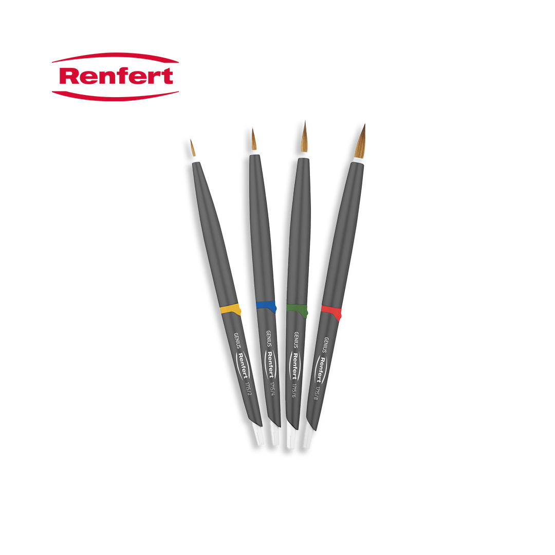 מכחולים-סט (4) Renfert Genius