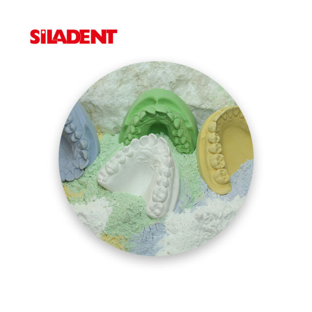 גבס בסיסים ירוק 25ק"ג SilaDent
