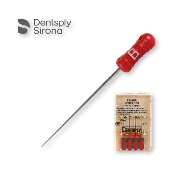 פינגר ספרדר (4) B25 אדום Dentsply Maillefer