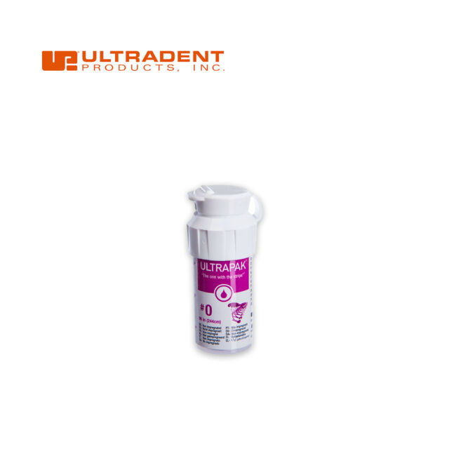 חוט רטרקציה מס' 0 סגול UltraDent Ultrapak Cord