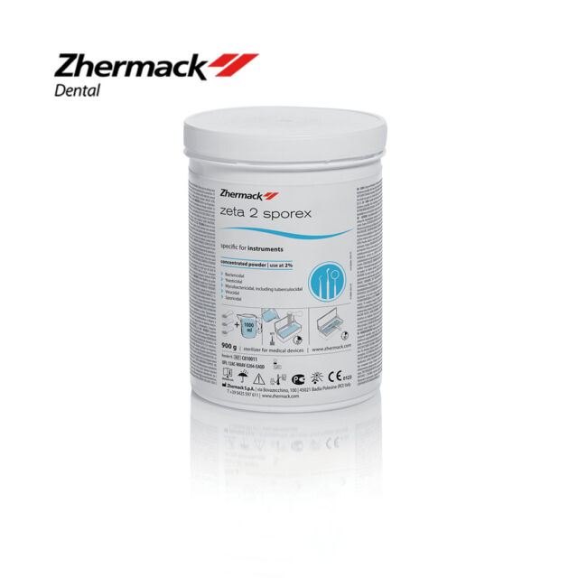 חיטוי כלים ומקדחים-אבקה 900גר' Zhermack Zeta 2 Sporex
