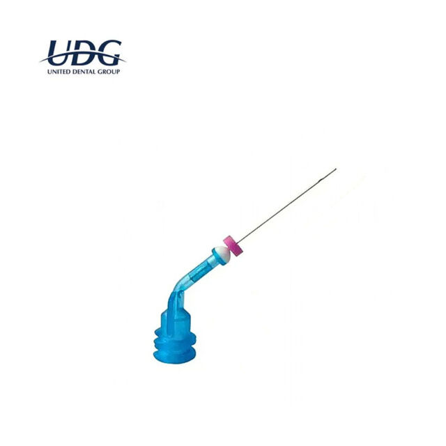 מחטי שטיפה-כחול יציאה צדדית (50) UDG 30G 26mm