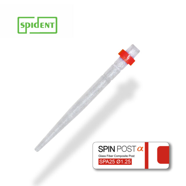 פייבר פוסט-אדום 1.25 (10) Spident Spin Post