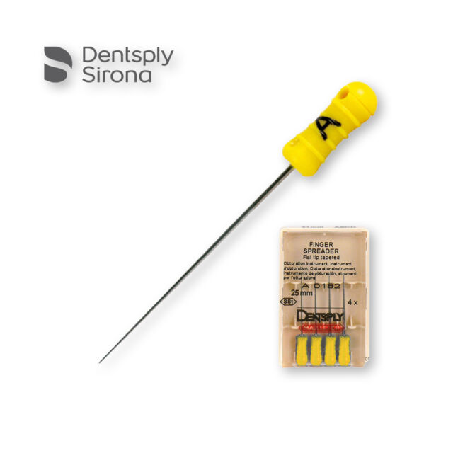 פינגר ספרדר (4) A25 צהוב Dentsply Maillefer