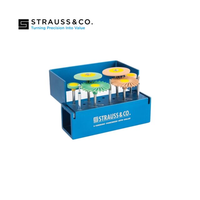 זירקוניה-יהלום וגומיות סט (9) Strauss CerecKit2