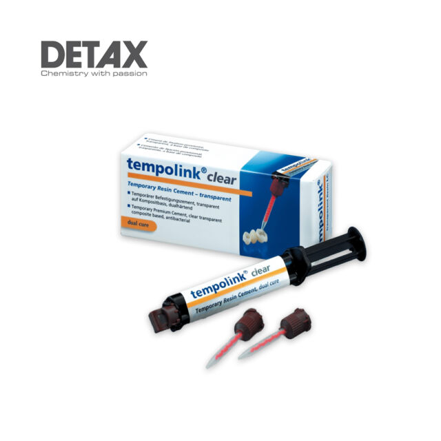 דבק זמני שקוף-מזרק 5גר' Detax Tempolink Clear
