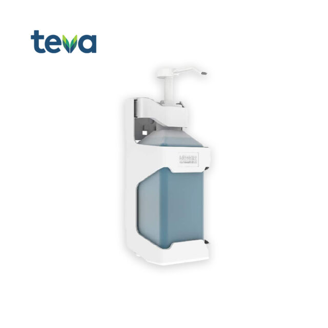 חיטוי ידיים-מתקן פלסטיק teva