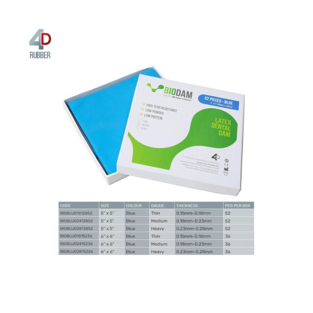 סכר גומי-כחול (36) 4D BIODAM 6*6