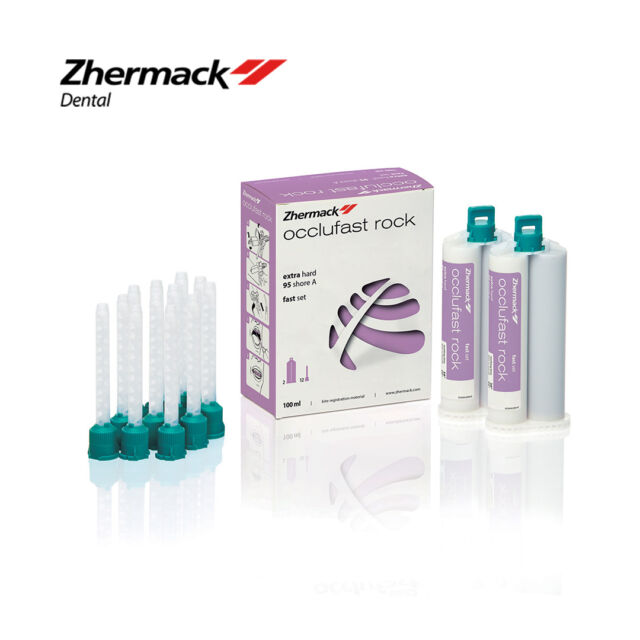 חומר למנשך-קרט' 50מ"ל (2) Zhermack Occlufast Rock