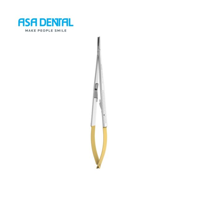 מחזיק מחט 18ס"מ ישר Asa Dental Castroviejo TC