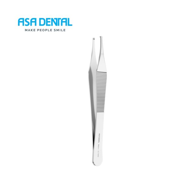 פינצטה כירורגית 12ס"מ Asa Dental Adson 1x2 0621-1
