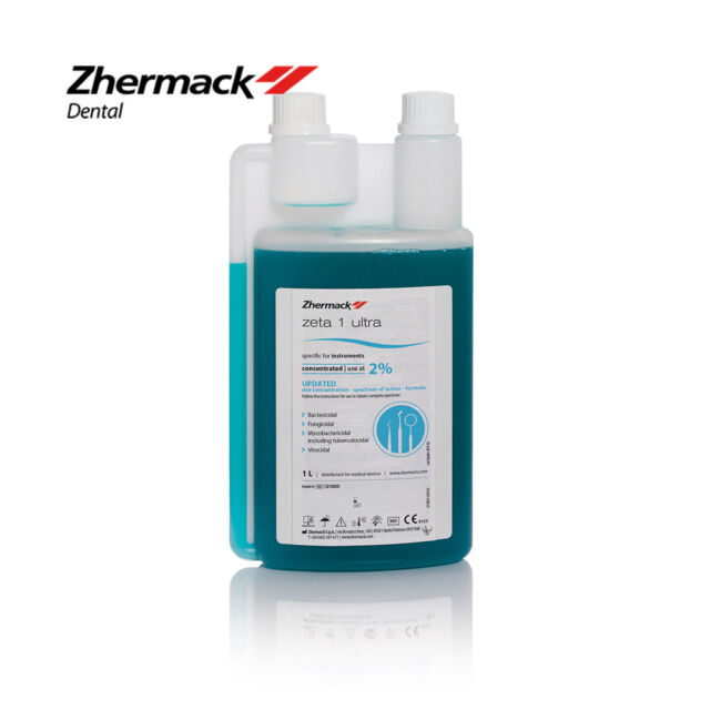 חיטוי כלים ומקדחים-נוזל 1ליטר Zhermack Zeta 1 Ultra
