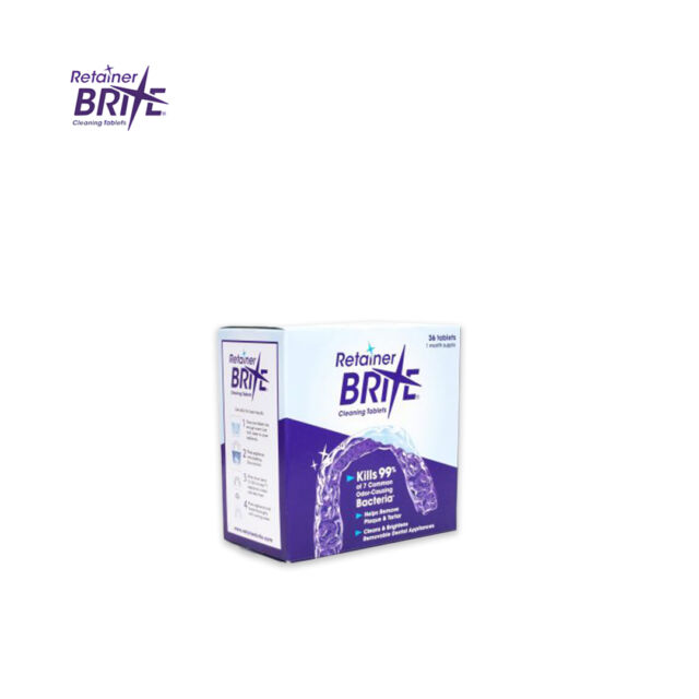 פלטות-טבליות ניקוי (36) Retainer Brite