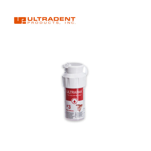 חוט רטרקציה מס' 3 אדום UltraDent Ultrapak Cord