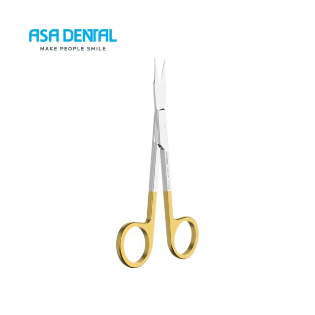 מספריים כירורגיות ישרות 13ס"מ Asa Dental Goldman-Fox 1TC