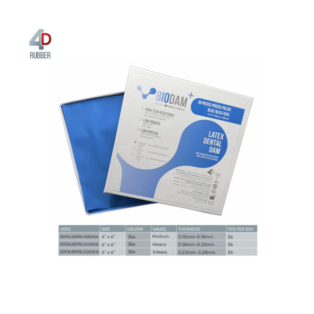 סכר גומי-כחול (36) 4D BIODAM+ 6*6