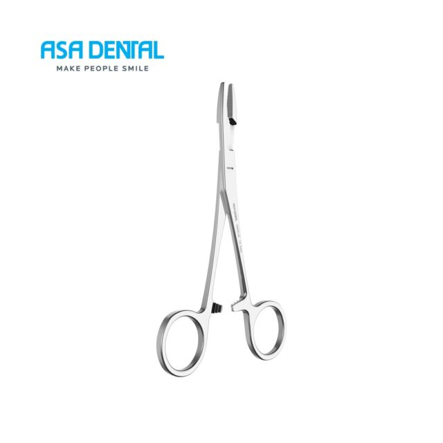 מחזיק מחט מספריים 14ס"מ Asa Dental Olsen-Hegar 0400-14