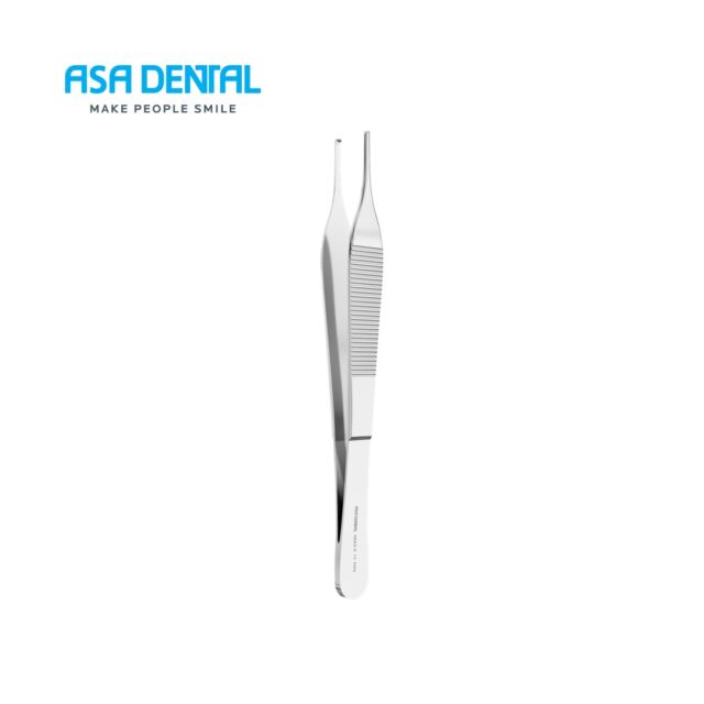 פינצטה כירורגית 15ס"מ Asa Dental Micro Adson 1x2 0622-2