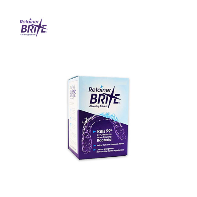 פלטות-טבליות ניקוי (96) Retainer Brite