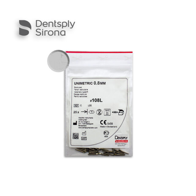 מבנים-יתדות (25) Dentsply Maillefer Unimetric 108L