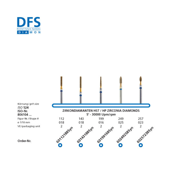 זירקוניה-יהלום DFS HP