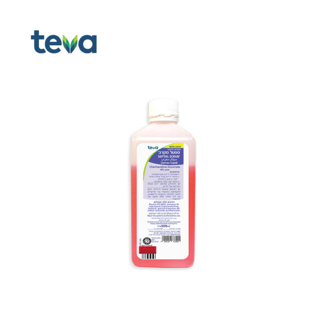 חיטוי ידיים-ספטל סקרב 500מ"ל teva