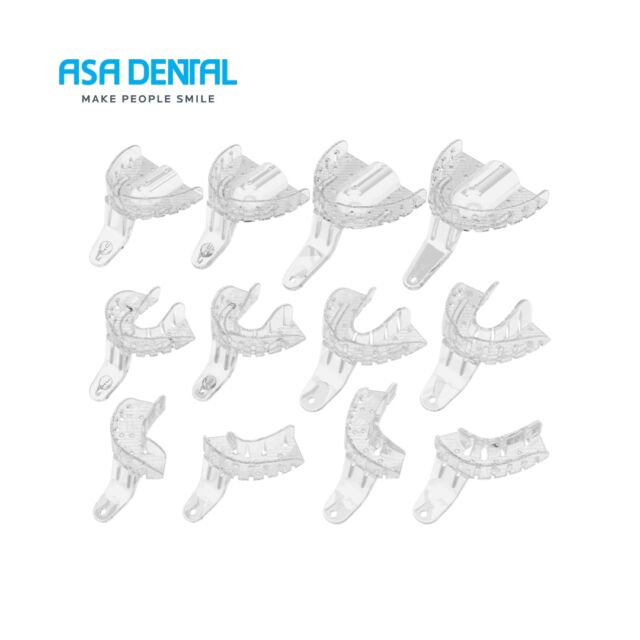 כפות פלסטיק שקופות-סט (12) Asa Dental