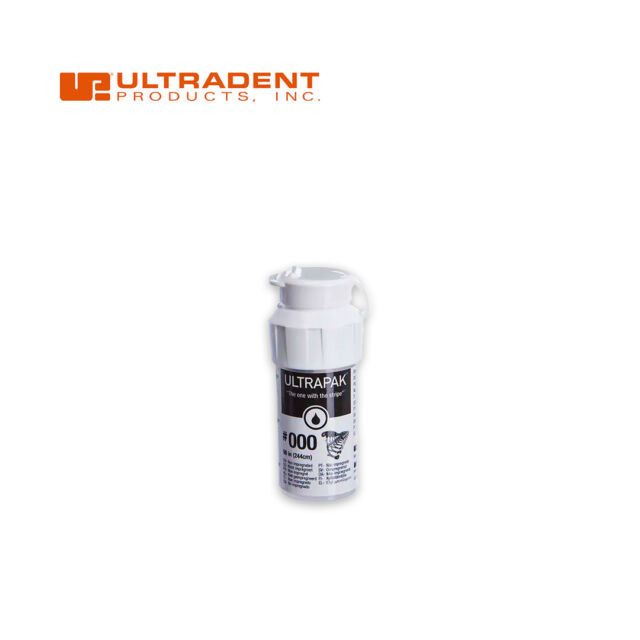 חוט רטרקציה מס' 000 שחור UltraDent Ultrapak Cord
