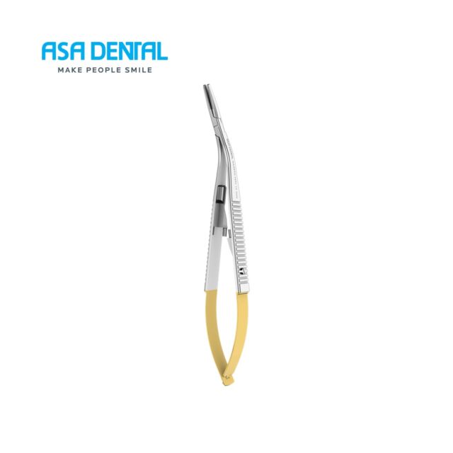 מחזיק מחט 14ס"מ Asa Dental Castroviejo TC 60°