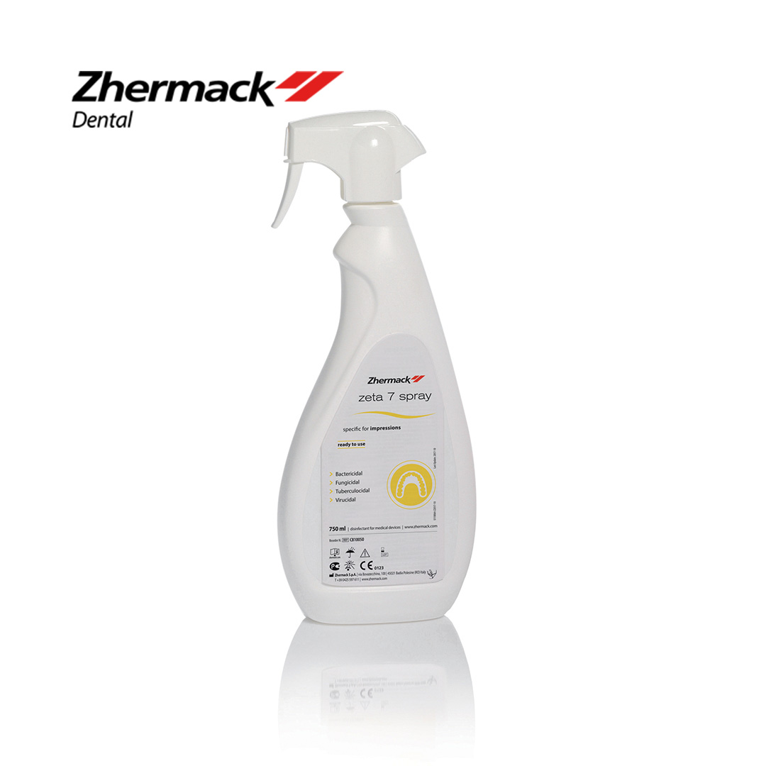חיטוי מטבעים-ספריי 750מ"ל Zhermack Zeta 7