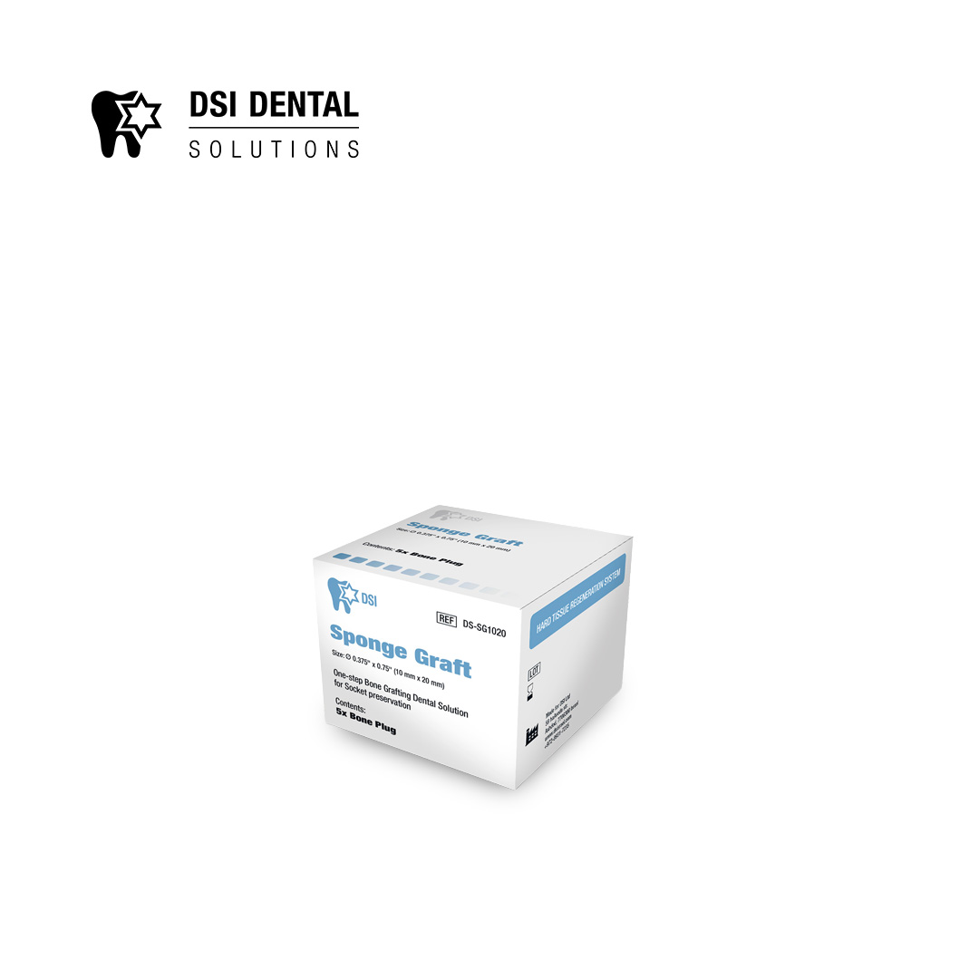 עצם-ספוגיות 20*10 (5) DSI Sponge Graft