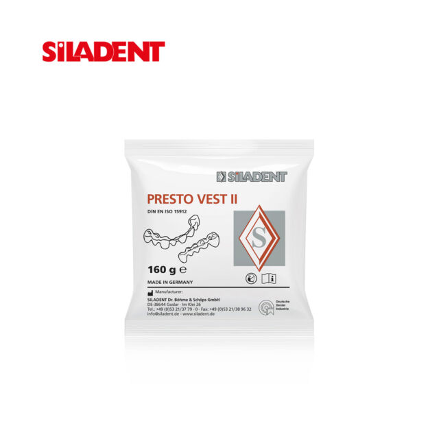 חומר השקעה-סט 32*160גר' SilaDent PrestoVest II